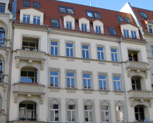 Dresden-Regierungsviertel Denkmalgeschütztes Wohnhaus Vermittlung von Mietwohnungen